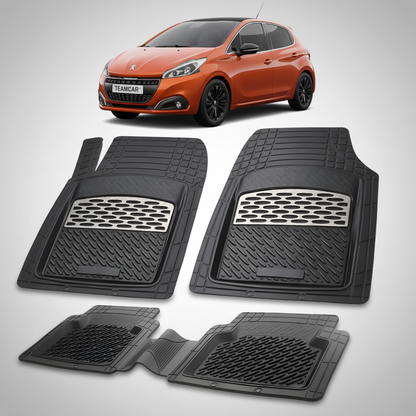 Covorase Auto Tip Tavita Compatibile Peugeot 208 (5 usi,2012-2015) Silver