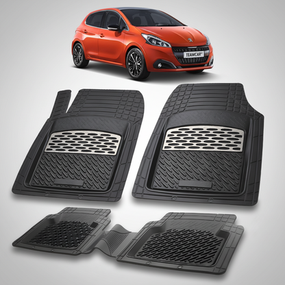 Covorase Auto Tip Tavita Compatibile Peugeot 208 (5 usi,2015-2019) Silver