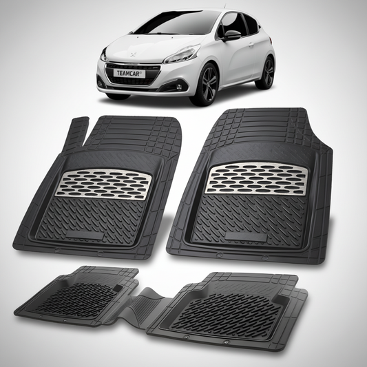 Covorase Auto Tip Tavita Compatibile Peugeot 208 (3 usi,2015-2019) Silver