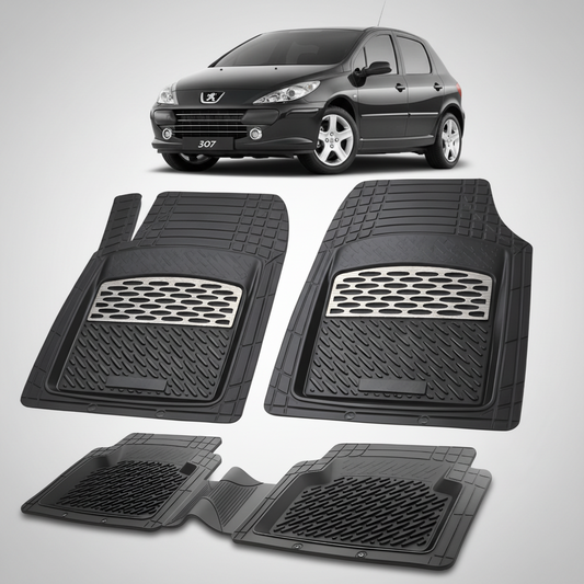 Covorase Auto Tip Tavita Compatibile Peugeot 307 FL (5 usi 2005-2008) Silver