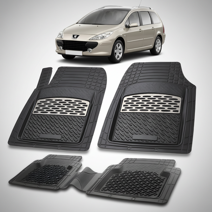 Covorase Auto Tip Tavita Compatibile Peugeot 307 FL (SW 2005-2008) Silver