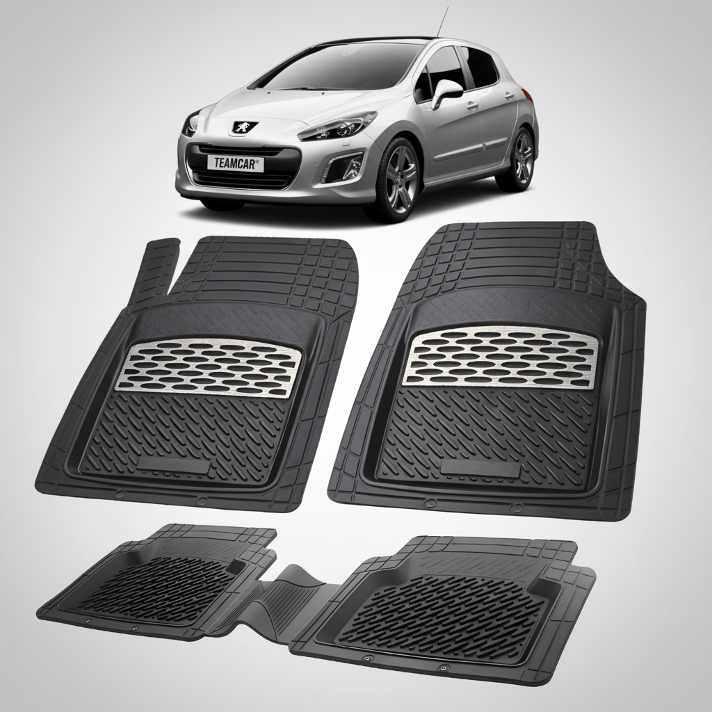 Covorase Auto Tip Tavita Compatibile Peugeot 308 FL (2011-2013) Silver
