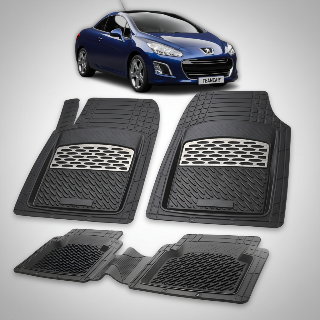 Covorase Auto Tip Tavita Compatibile Peugeot 308 CC (2011-2013) Silver