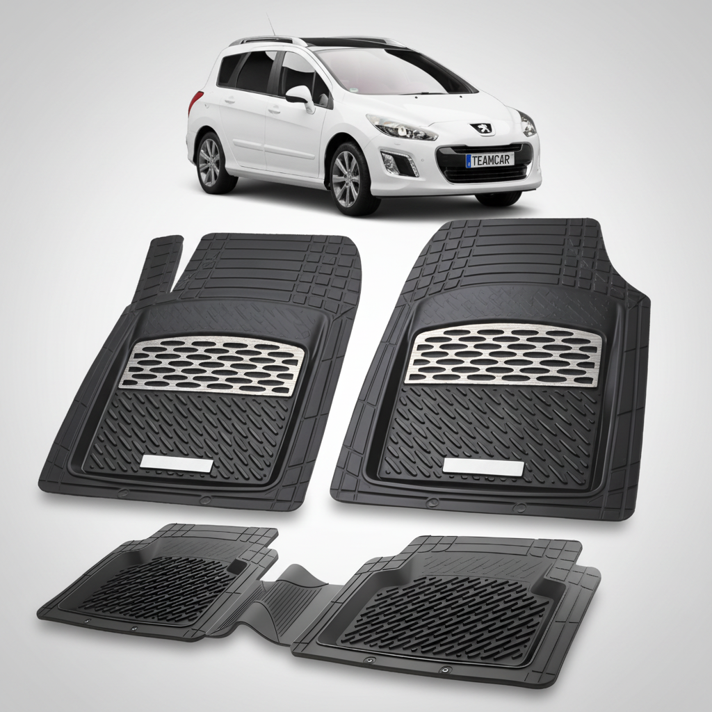 Covorase Auto Tip Tavita Compatibile Peugeot 308 SW FL (2011-2013) Silver