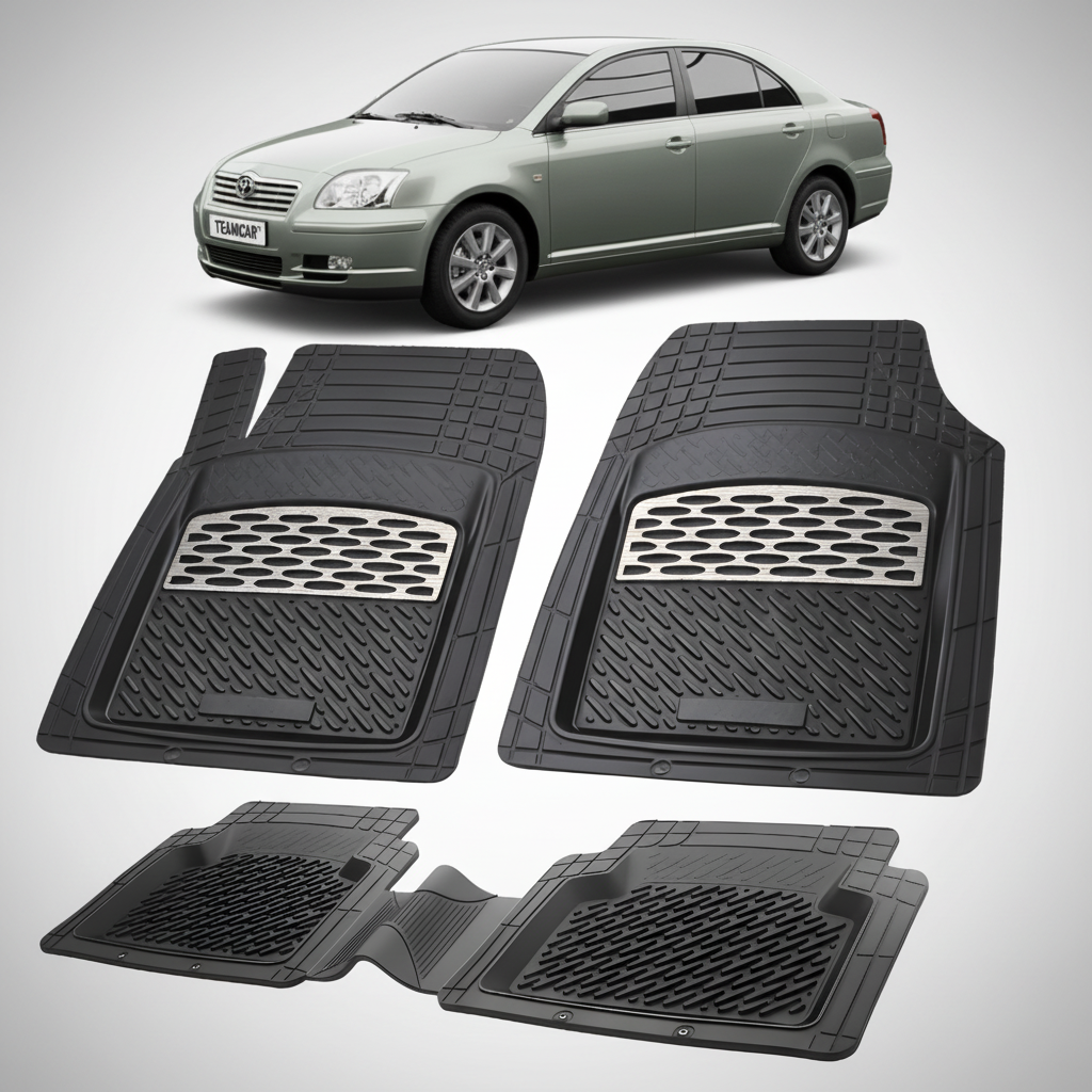 Covorase Auto Tip Tavita Compatibile Toyota Avensis T25 (2003-2009) Silver
