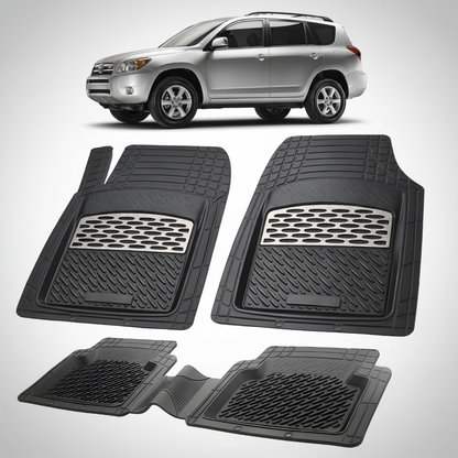 Covorase Auto Cauciuc Compatibile Toyota RAV4 (2006–2012) Silver