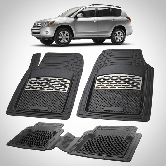 Covorase Auto Cauciuc Compatibile Toyota RAV4 (2006–2012) Silver
