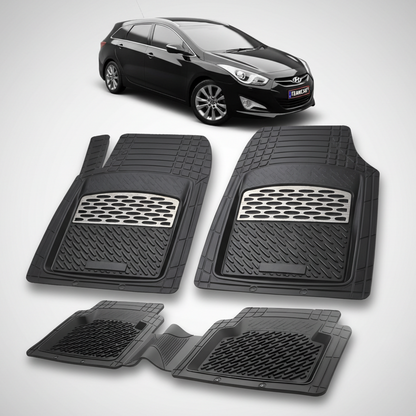 Covorase Hyundai i40 Wagon 2011–2015 - Cauciuc Tip Tavita -Silver
