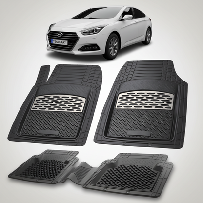 Covorase Hyundai i40 2015–2018 - Cauciuc Tip Tavita -Silver