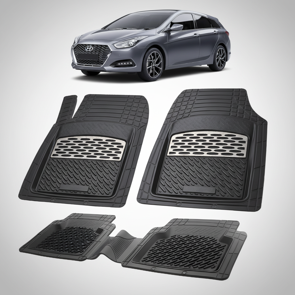 Covorase Hyundai i40 FL Wagon 2018 – 2019 - Tavita cauciuc - Silver
