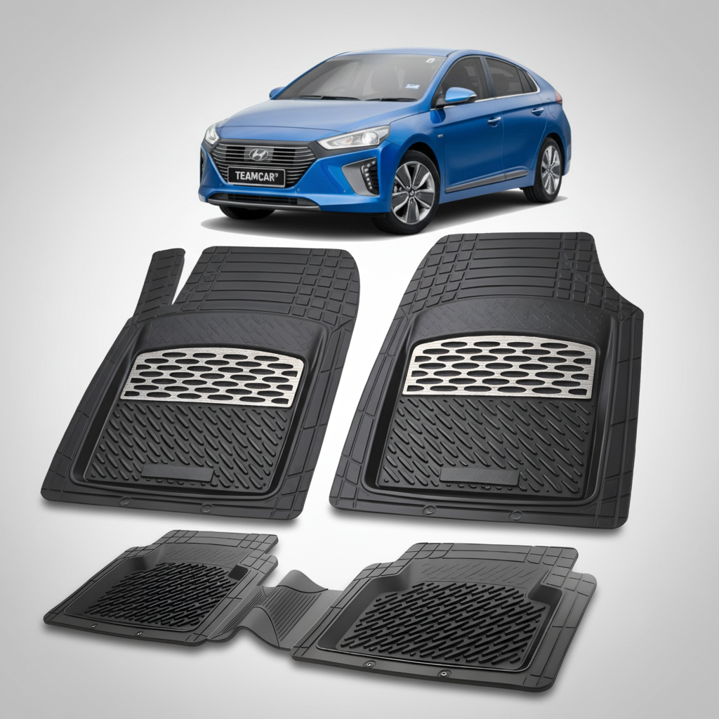 Covorase Hyundai Ioniq 2016–2019 Tavita cauciuc-Silver