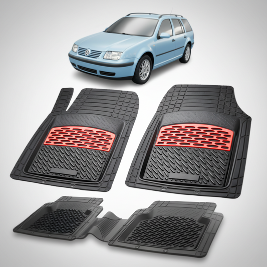Covorase Tip Tavita Compatibile Volkswagen Bora Variant 1999-2005 , Red