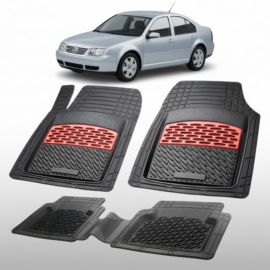Covorase Tip Tavita Compatibile Volkswagen Bora 1998-2005 , Red