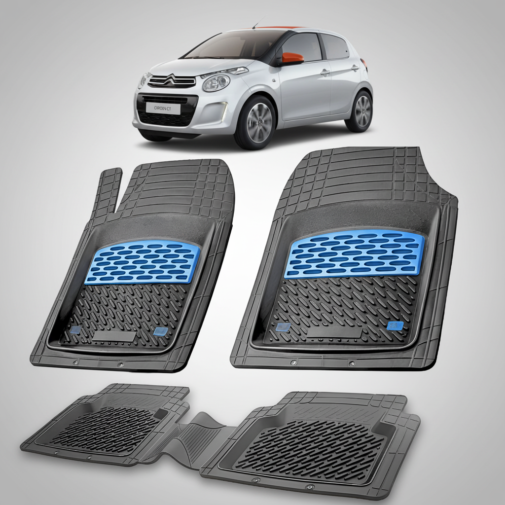 Covorase Auto TeamCar® Tip Tavita Compatibile Citroen C1 II (2014-2022) Blue