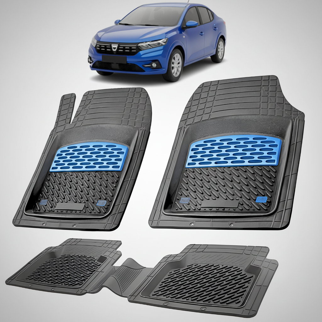 Covorase Tip Tavita Compatibile Dacia Logan III 2020-2022 , Blue