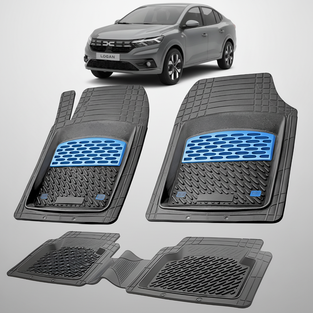 Covorase Tip Tavita Compatibile Dacia Logan XX , Blue
