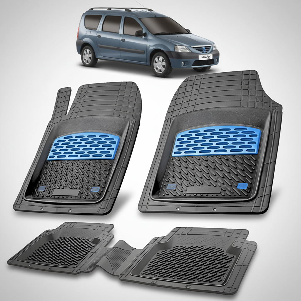 Covorase Tip Tavita Compatibile Dacia Logan MCV 2006-2008 , Blue