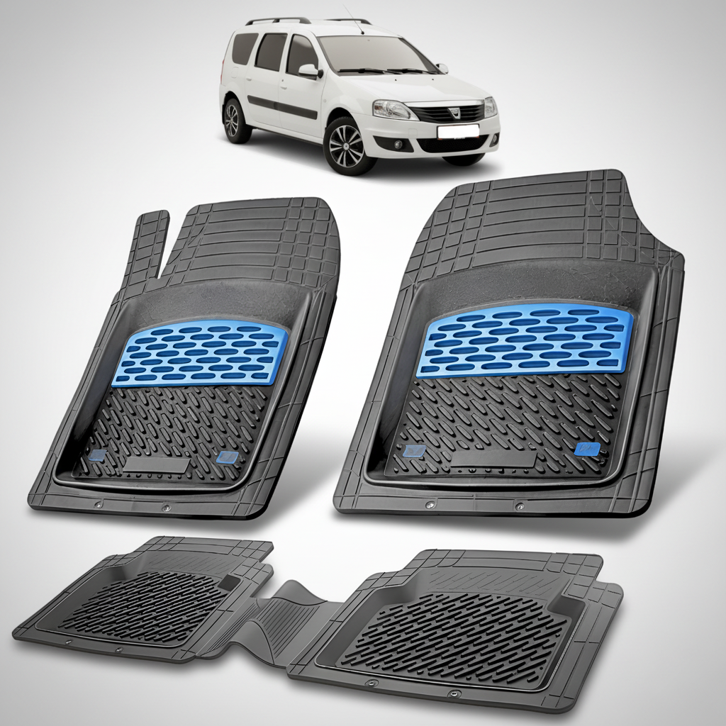 Covorase Tip Tavita Compatibile Dacia Logan MCV 2008-2012 , Blue