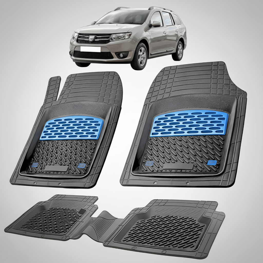 Covorase Tip Tavita Compatibile Dacia Logan MCV 2013-2017 , Blue