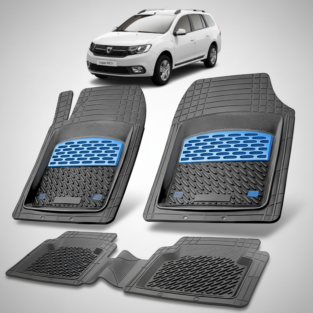 Covorase Tip Tavita Compatibile Dacia Logan MCV 2017-2021 , Blue