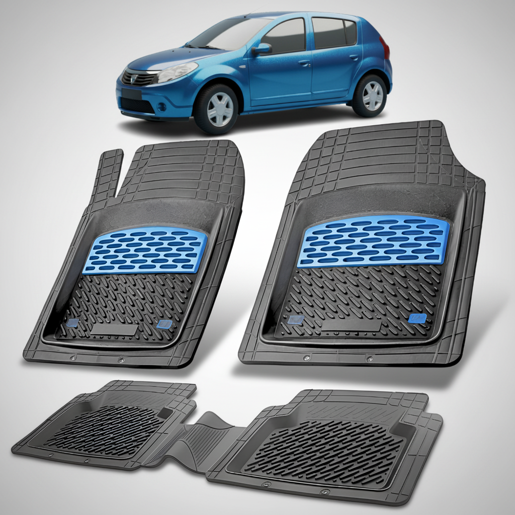 Covorase Tip Tavita Compatibile Dacia Sandero 2008-2012 , Blue