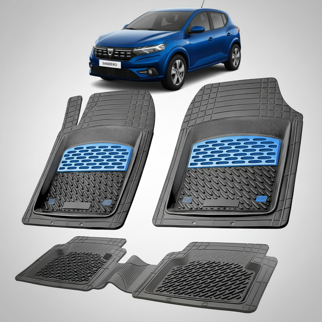 Covorase Tip Tavita Compatibile Dacia Sandero III 2020-2022 , Blue