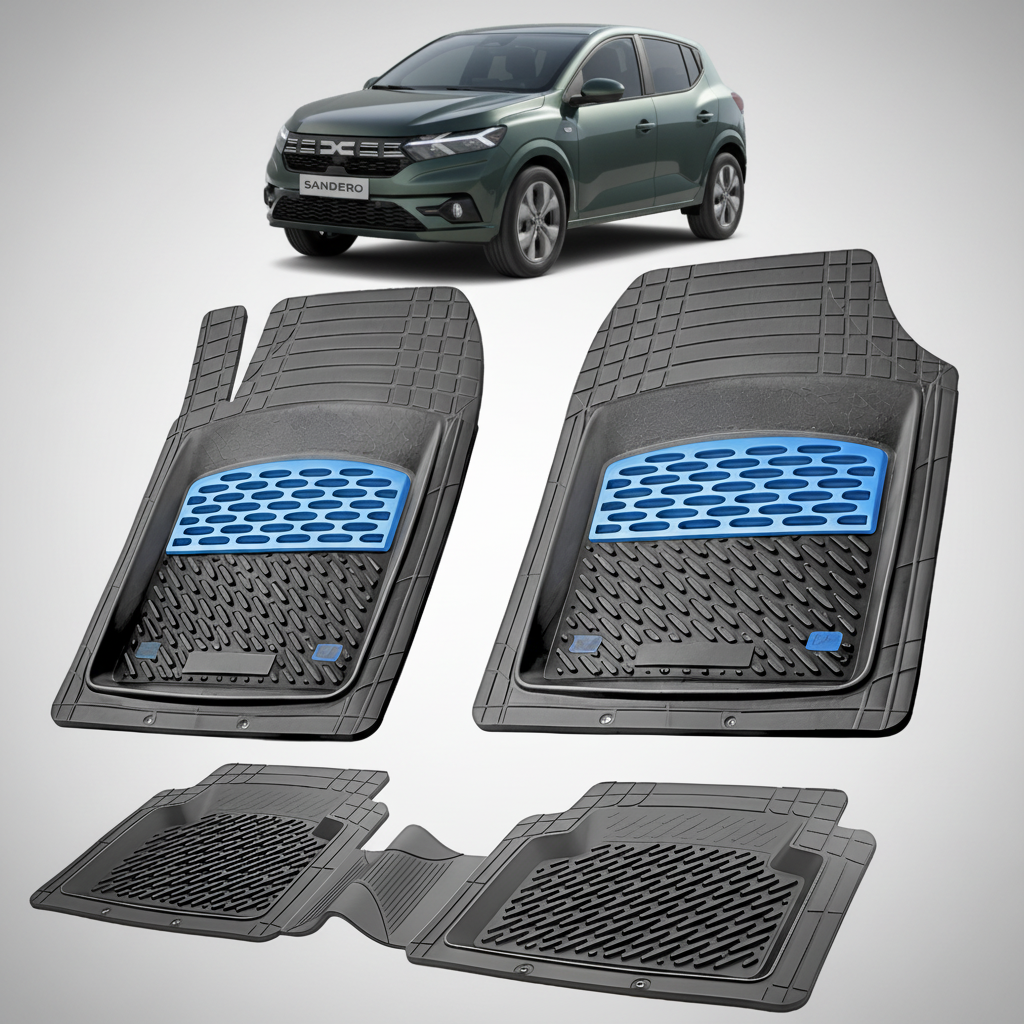 Covorase Tip Tavita Compatibile Dacia Sandero III 2023-2025 , Blue