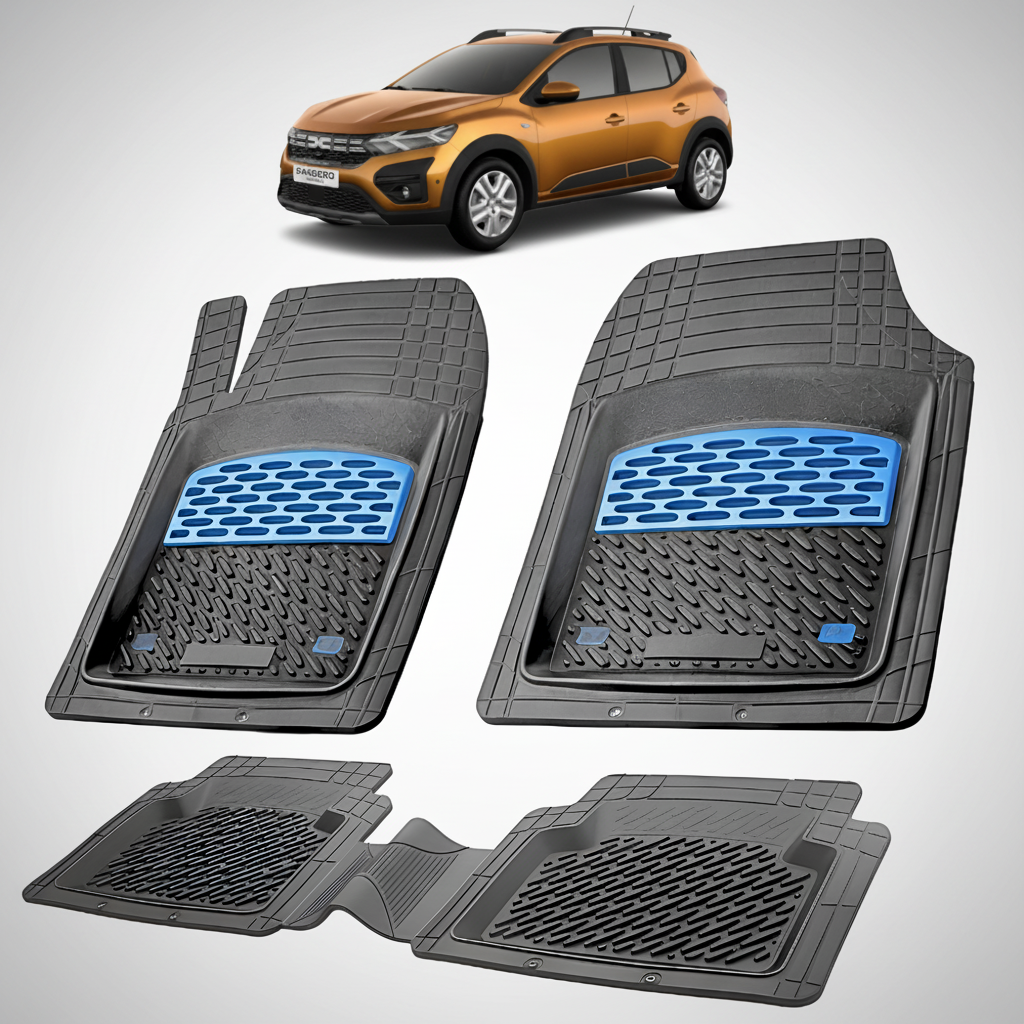 Covorase Tip Tavita Compatibile Dacia Sandero III Stepway 2023-2025 , Blue