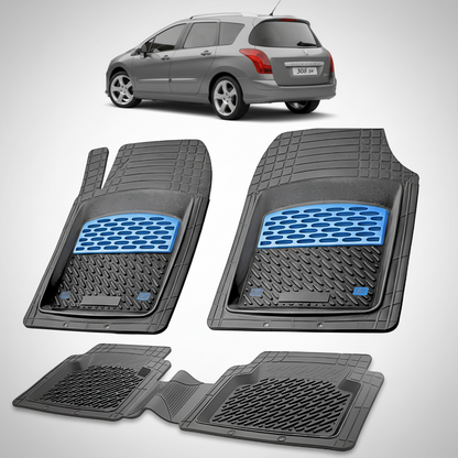 Covorase Auto Tip Tavita Compatibile Peugeot 308 SW (2007-2011) Blue