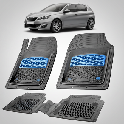 Covorase Auto Tip Tavita Compatibile Peugeot 308 II (2013-2017) Blue
