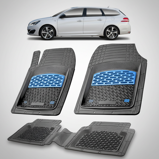 Covorase Auto Tip Tavita Compatibile Peugeot 308 II SW (2013-2021) Blue