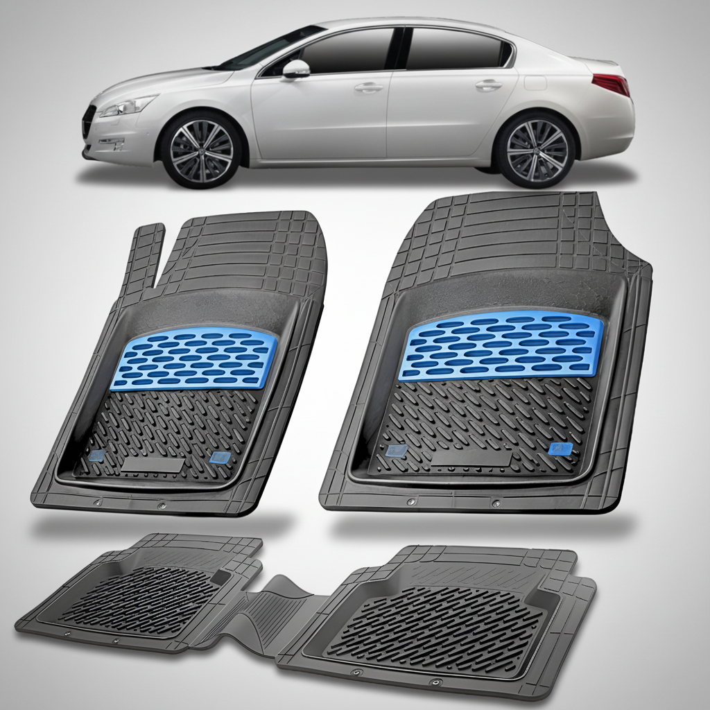 Covorase Auto TeamCar® Tip Tavita Compatibile Peugeot 508 I (2010-2018) Blue