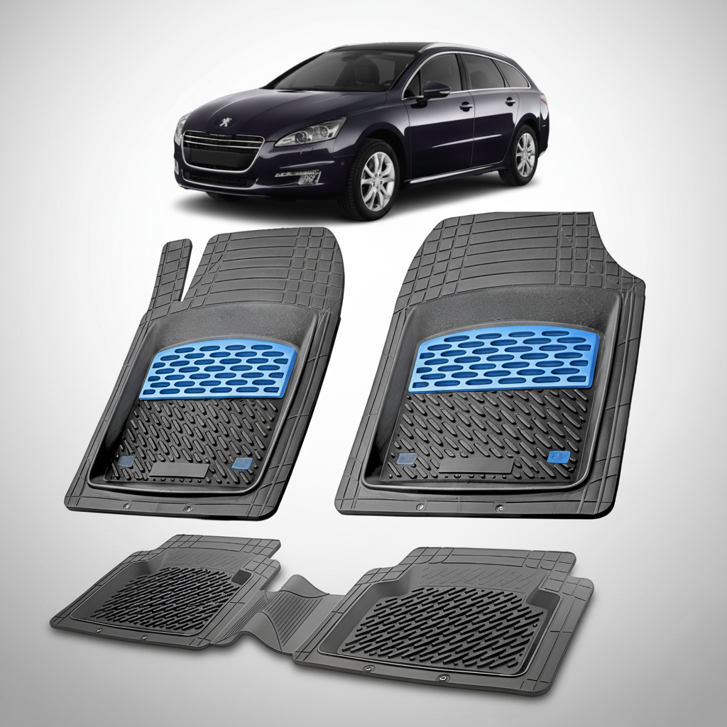 Covorase Auto TeamCar® Tip Tavita Compatibile Peugeot 508 I SW (2010-2014) Blue