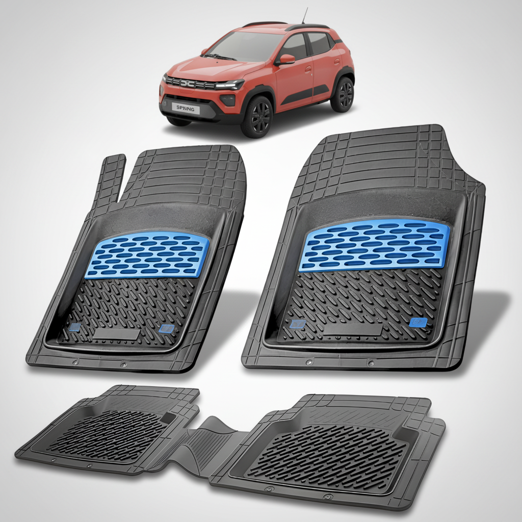 Covorase Tip Tavita Compatibile Dacia Spring 2024-2026 , Blue