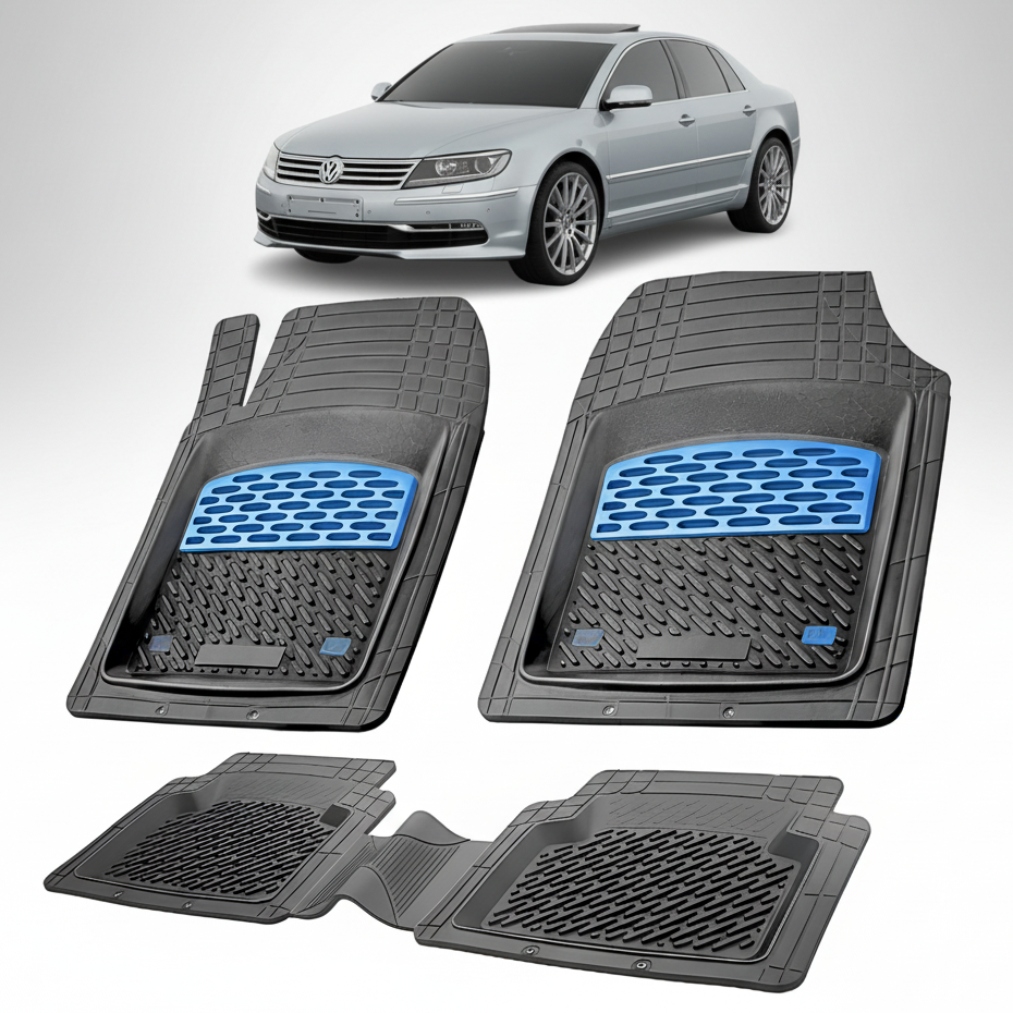 Covorașe Auto Tip Tăviță Compatibile Volkswagen Phaeton II - Blue