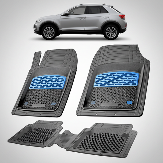 Covorașe Auto Tip Tăviță Compatibile Volkswagen T-Roc I (2017-2021) - Blue