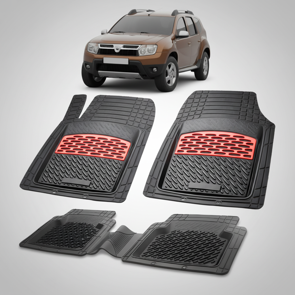 Covorase Tip Tavita Compatibile Dacia Duster I (2010 – 2013) , Red