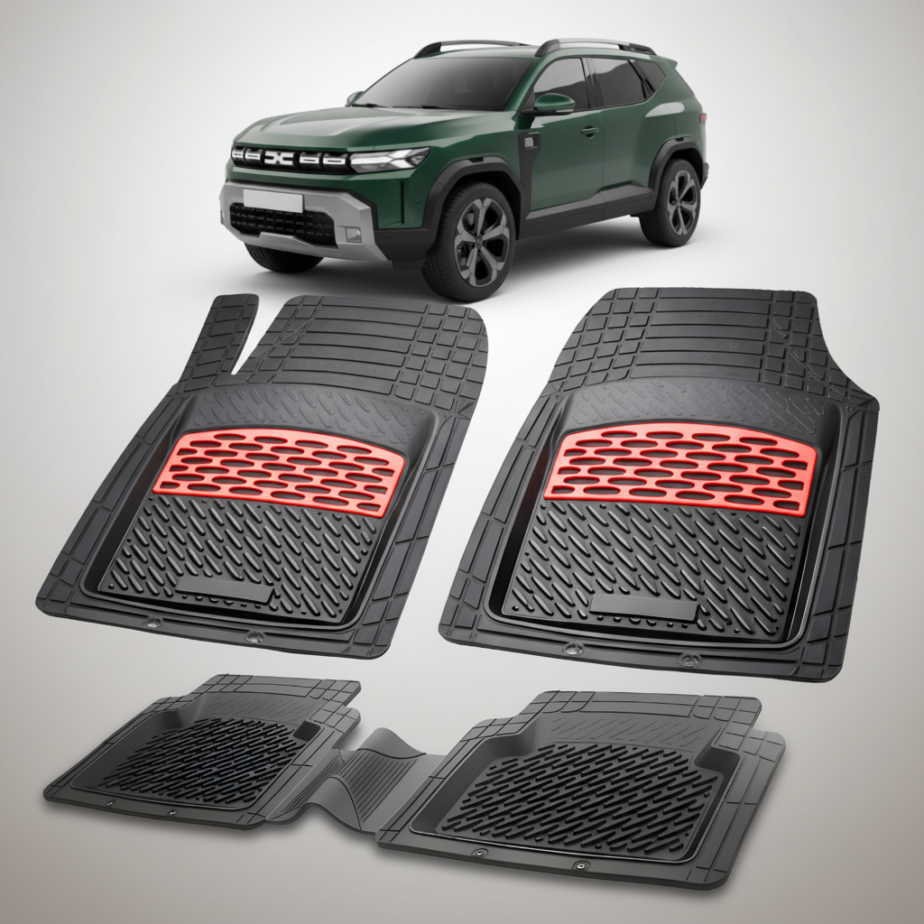 Covorase Tip Tavita Compatibile Dacia Duster III (2024 +) , Red