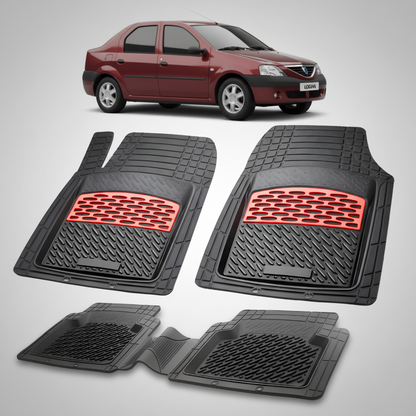 Covorase Tip Tavita Compatibile Dacia Logan 2004-2008 , Red