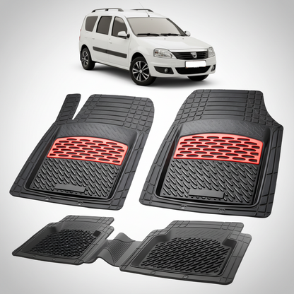 Covorase Tip Tavita Compatibile Dacia Logan MCV 2008-2012 , Red