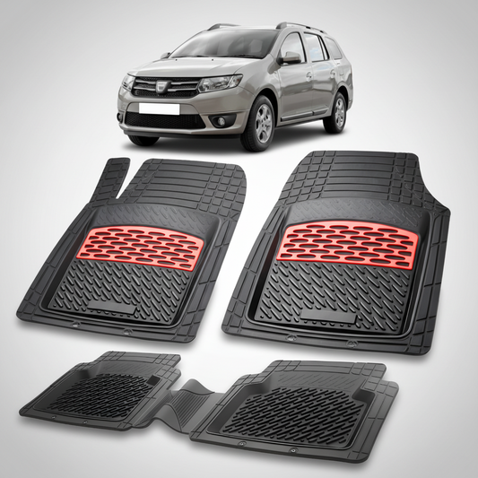 Covorase Tip Tavita Compatibile Dacia Logan MCV 2013-2017 , Red