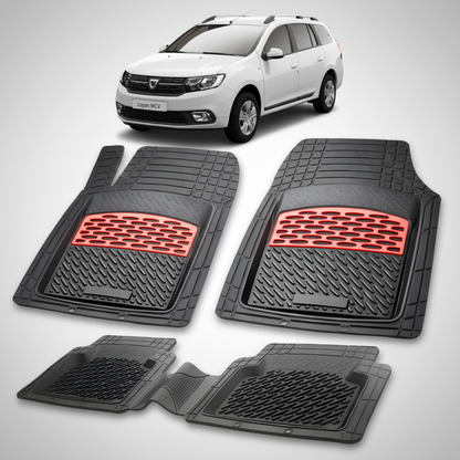 Covorase Tip Tavita Compatibile Dacia Logan MCV 2017-2021 , Red