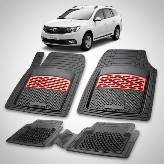 Covorase Tip Tavita Compatibile Dacia Logan MCV 2017-2021 , Red