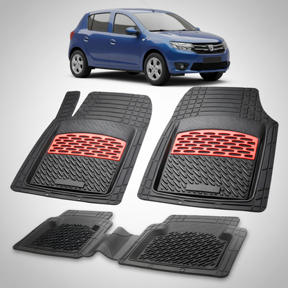 Covorase Tip Tavita Compatibile Dacia Sandero 2012-2016 , Red