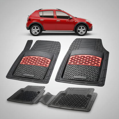 Covorase Tip Tavita Compatibile Dacia Sandero Stepway 2009-2012 , Red