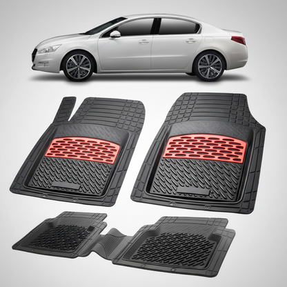 Covorase Auto TeamCar® Tip Tavita Compatibile Peugeot 508 I (2010-2018) Red