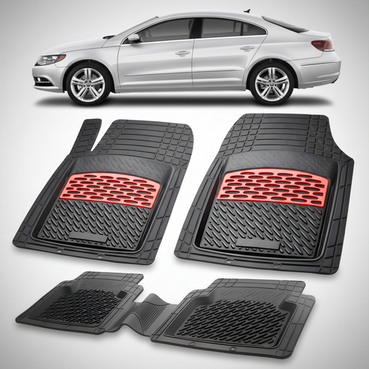 Covorase Tip Tavita Compatibile Volkswagen CC 2001-2016 , Red