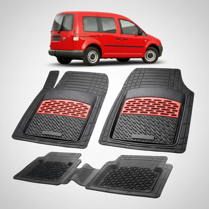 Covorase Tip Tavita Compatibile Volkswagen Caddy 2003-2010 , Red
