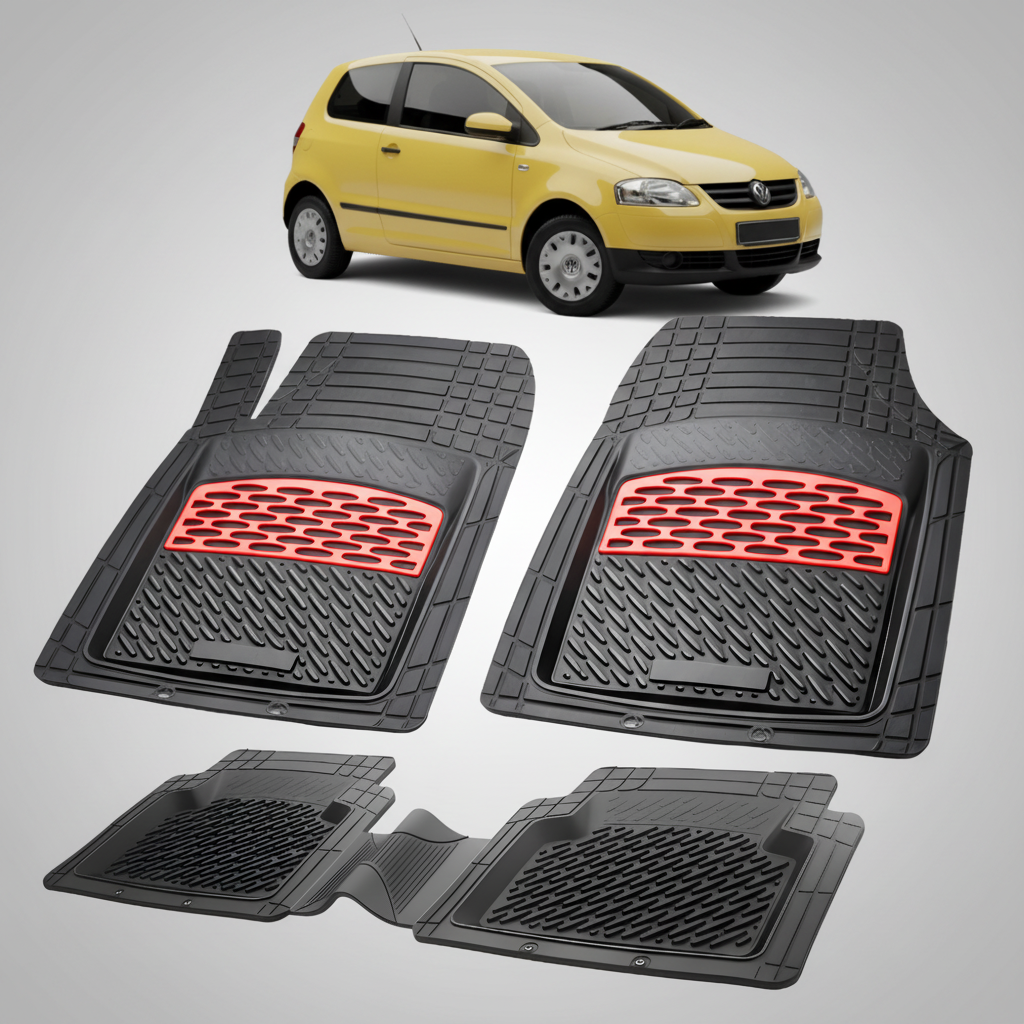 Covorase Tip Tavita Compatibile Volkswagen Fox (5Z1, 5Z3) , Red