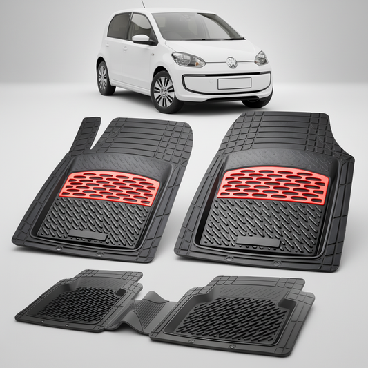 Covorase Tip Tavita Compatibile Volkswagen e-Up 2013-2023 , Red